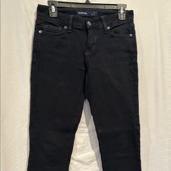 JUSTUSA Black Denim Jeans, size 7 - Picture 4 of 8